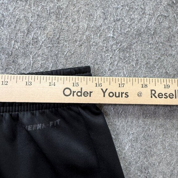 Nike Sweatpants Men L Black 29" Slim Fit Tapered Slacker KO Therma Cuffed Fleece - Picture 11 of 16